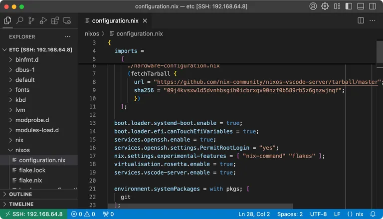 Vscode remote ssh