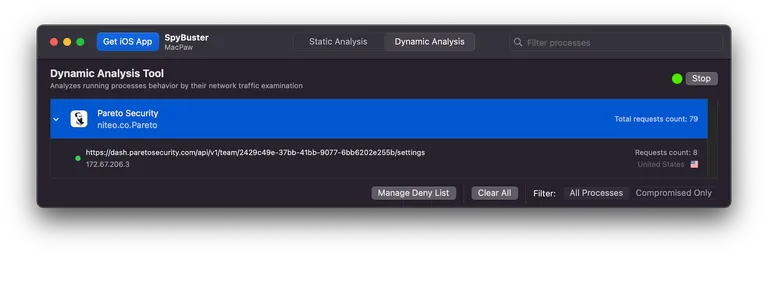 Dashboard traffic
