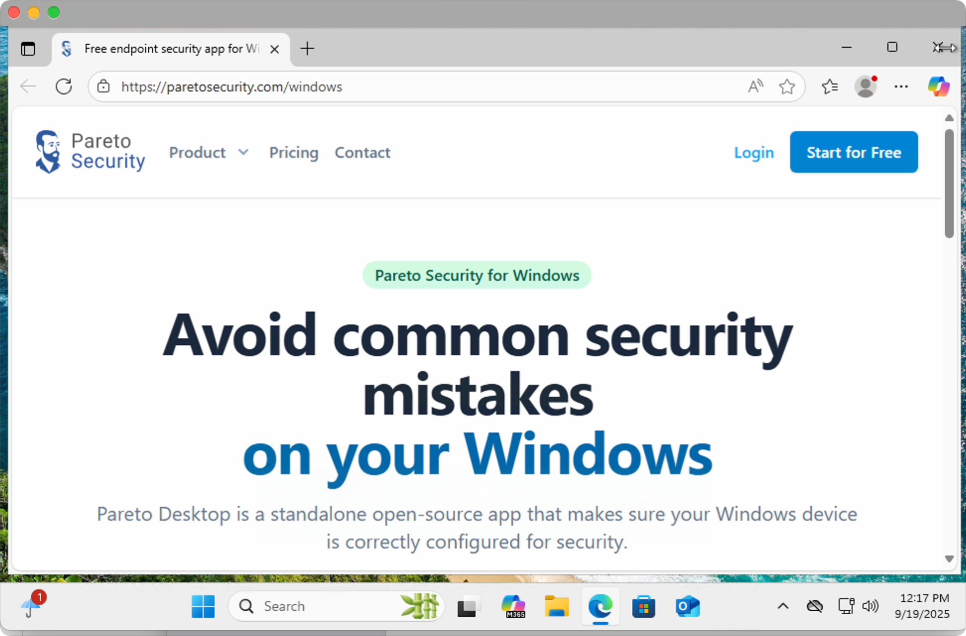 Windows desktop