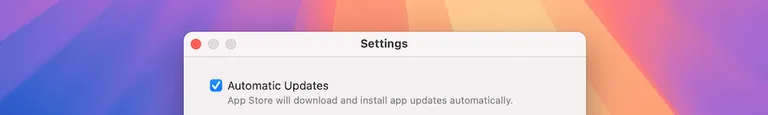 Appstore updates
